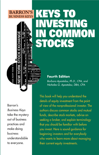 Title details for Keys To Investing In Common Stocks by Barbara Apostolou, CPA, Ph.D., and Nicholas G. Apostolou, CPA, DBA - Wait list